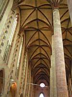 Toulouse, Eglise des Jacobins, Collateral, Voute